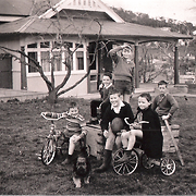 Boys on the grounds of Bethany Boys' Home, Lowelly Road in Lidisfarne, July 1968